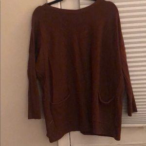 Chocolate brown sweater